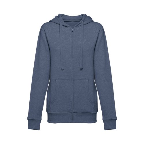 THC AMSTERDAM WOMEN II. Women's hoodie in cotton and polyester with full zip