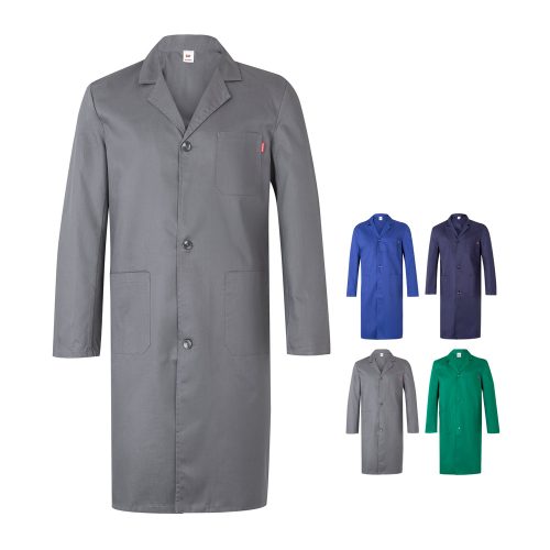 VL DANU. Twill blouse (175g/m²), in cotton (35%) and polyester (65%)