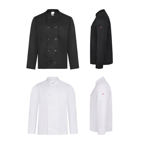 VL BACO. Long-sleeved kitchen jacket (190 g/m²)