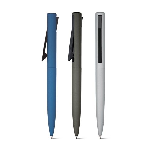 CONVEX. Recycled aluminium (100% rAL) and recycled ABS (100% rABS) ball pen with clip