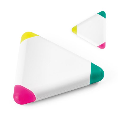 TRIAN. 3-colour triangle shaped PP highlighter