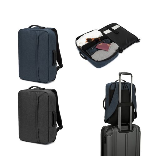 NIAMEY. 15.6" laptop backpack in high-density 300D recycled polyester