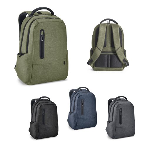 BOSTON. 17" Waterproof 2 Tone Nylon laptop backpack