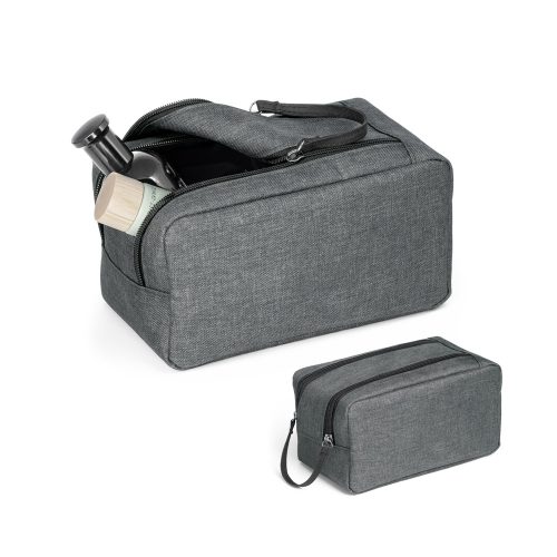 WAYNE. Toiletry bag in high density 600D with handle