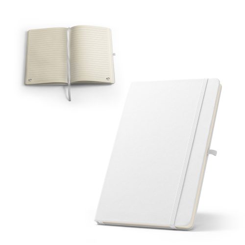 ANNE SUB. A5 notebook in recycled polyester (100% rPET) 300D, ideal for sublimation personalisation