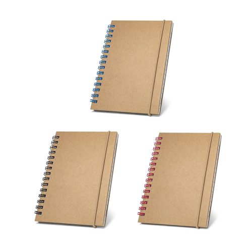 MARLOWE. Spiral pocket sized notepad with lined pages