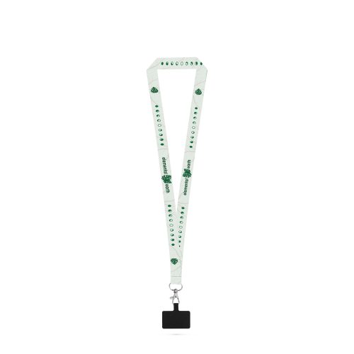 EPSOM. SET Lanyard SUBLIMATION Long II (20 mm) in recycled polyester (100% rPET) with Hook Trigger Snap 20 mm and phone holder