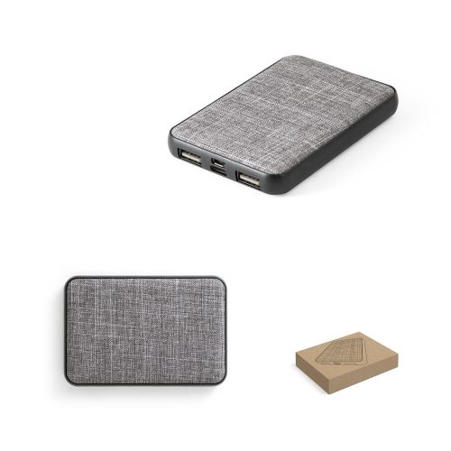 RENEWAL BATTERY. Power bank 5,000 mAh in recycled PET (100% rPET)