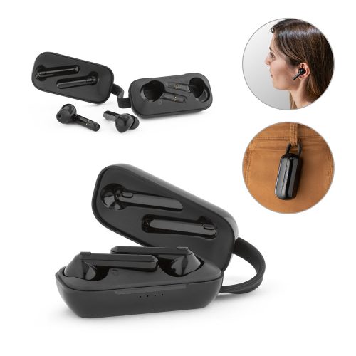 BOSON. Recycled ABS (100% rABS) wireless earphones with 3-hour battery life